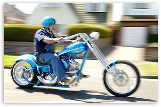Photographing moving objects - use panning to create blurring